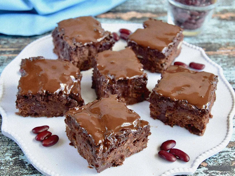 Kidneybohnen-Brownies