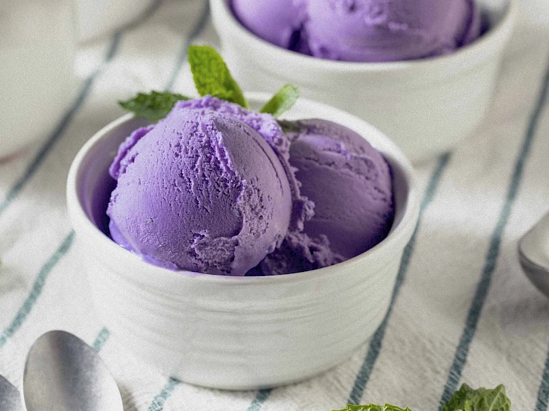 Ube Eiscreme