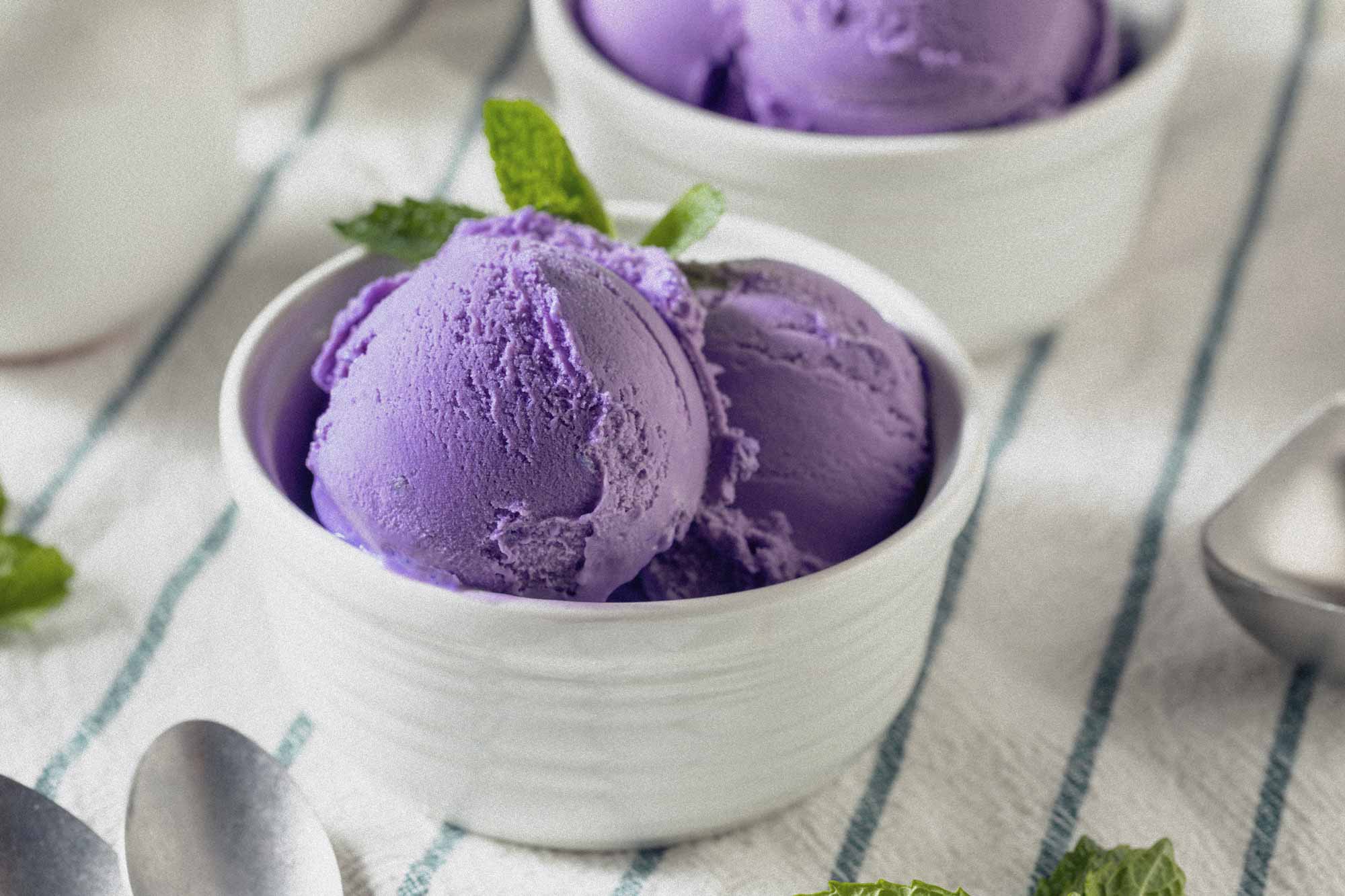 Ube Eiscreme