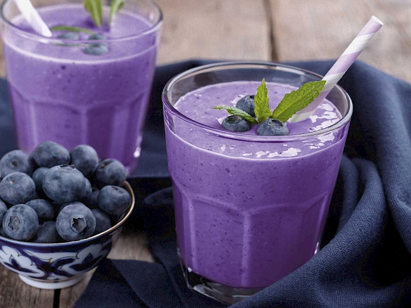 Blaubeer-Drink