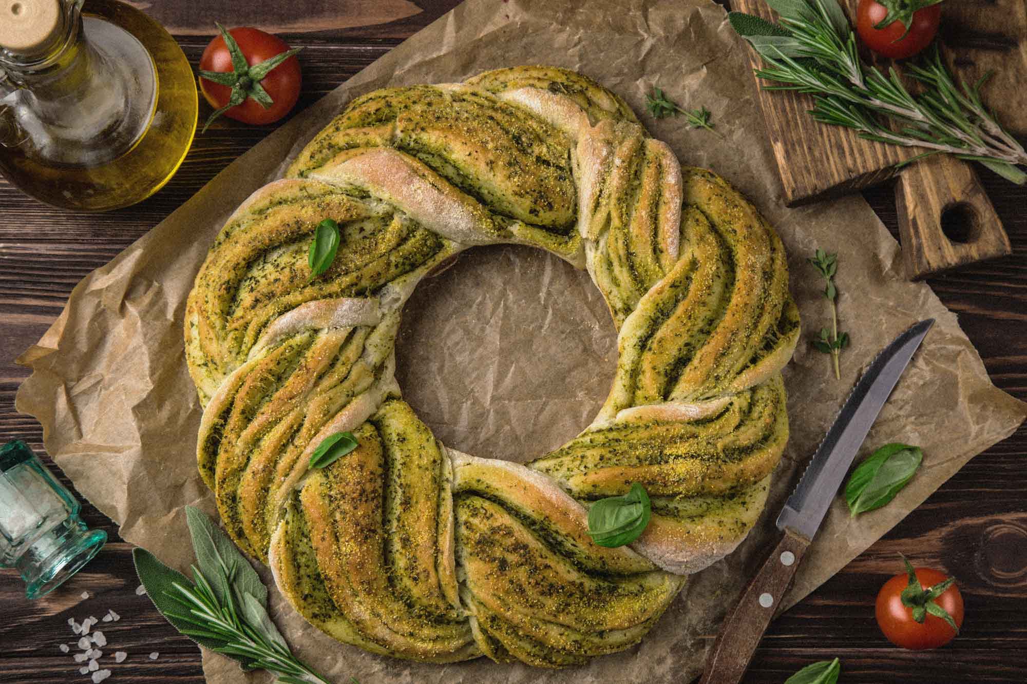 Pesto-Brot