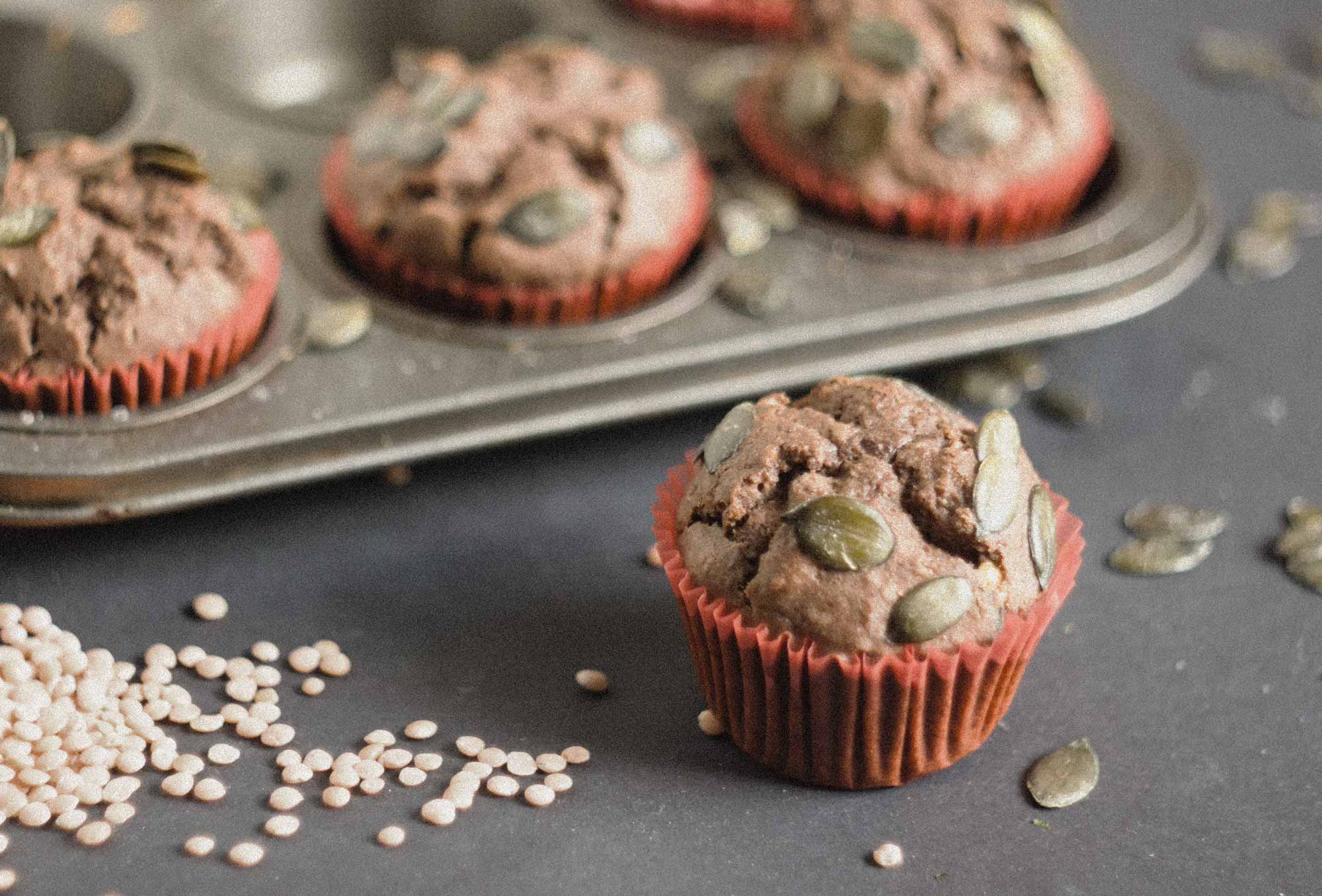 Linsen-Muffins