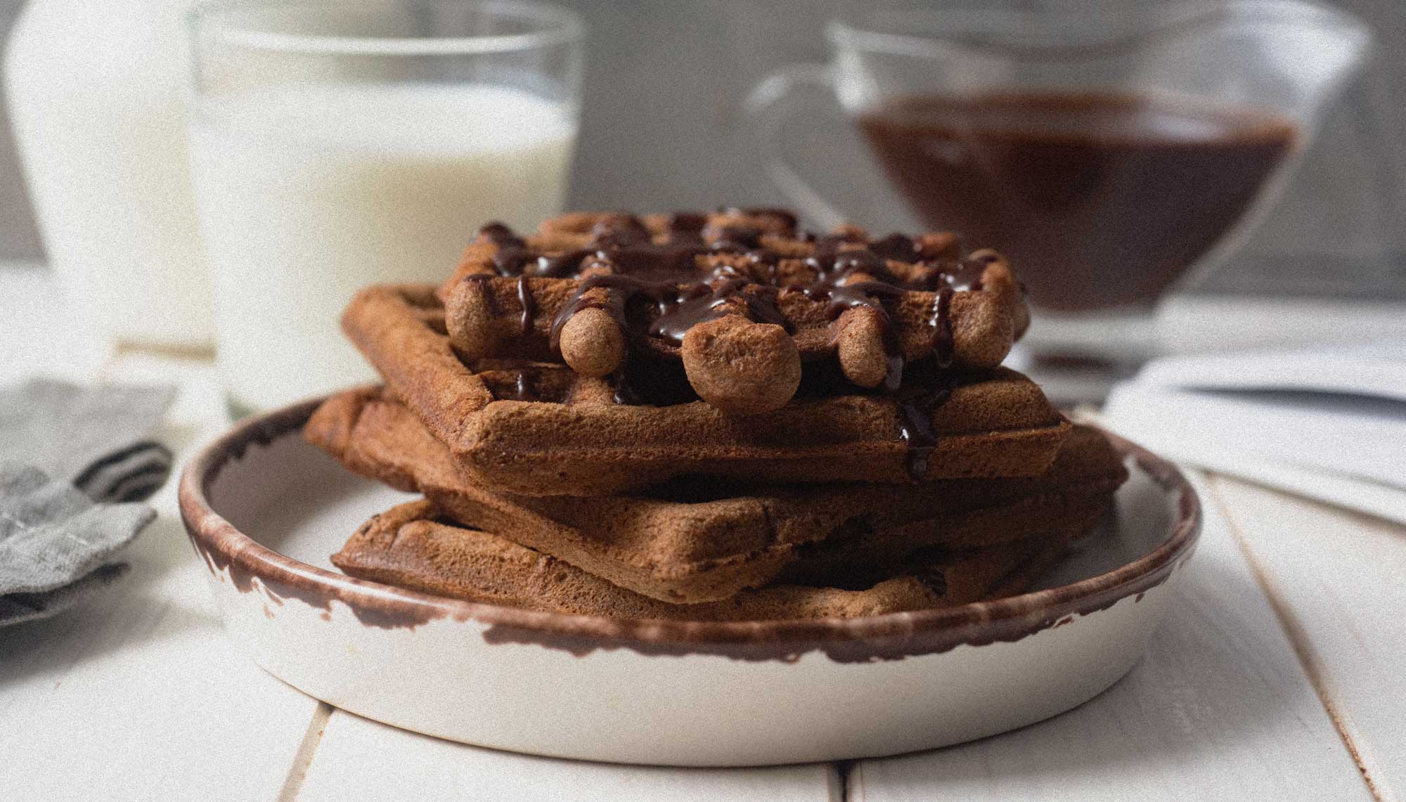 Schoko-Protein-Waffeln