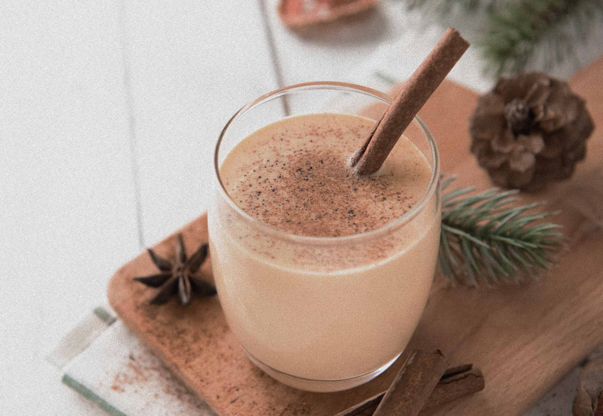Veganer Eggnog