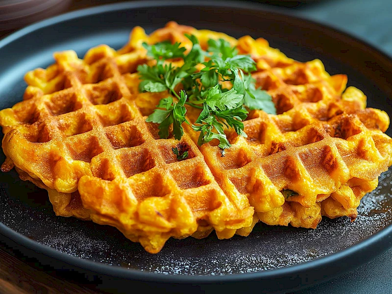 Süßkartoffel-Waffeln