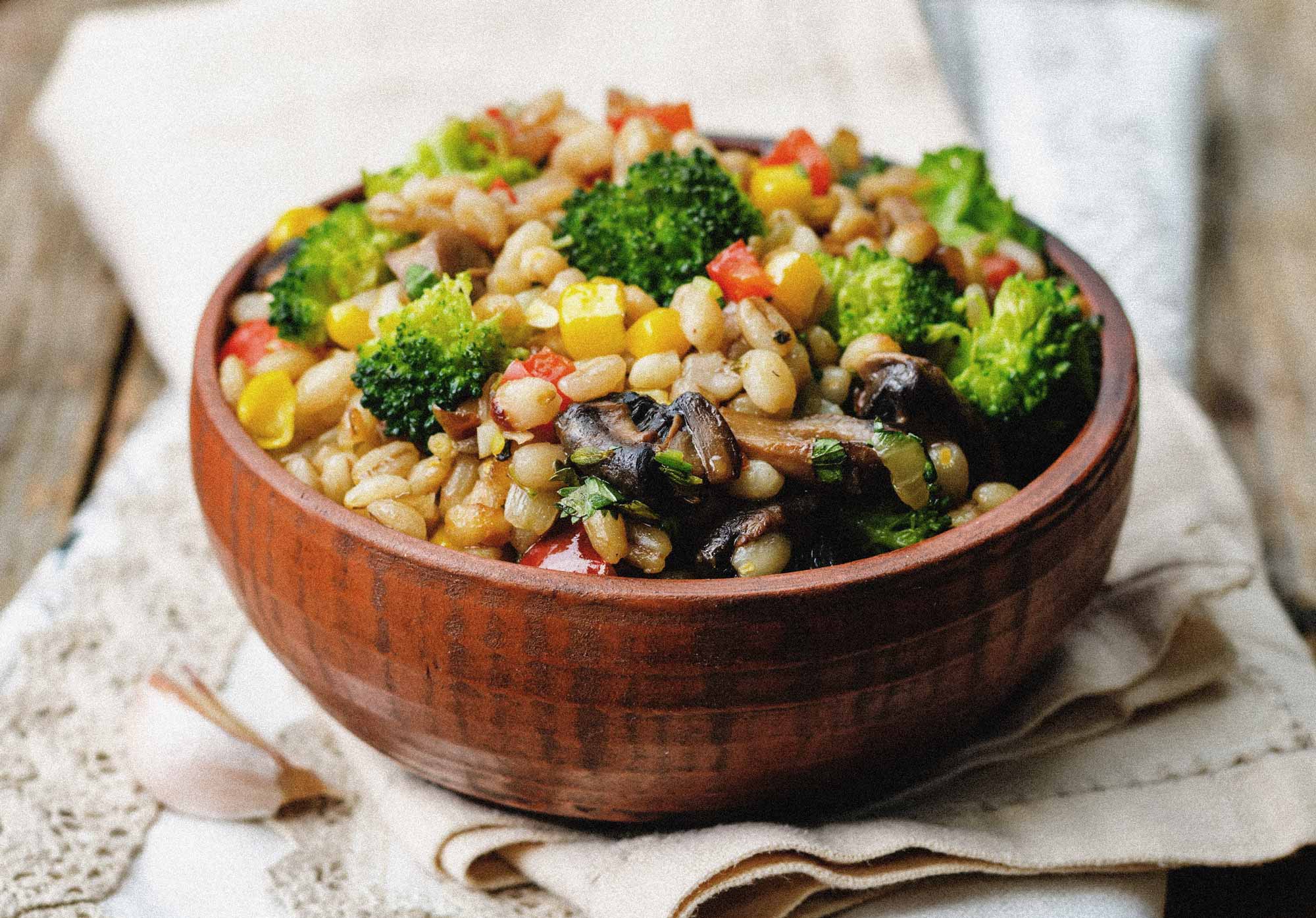 Gemüse-Graupensalat