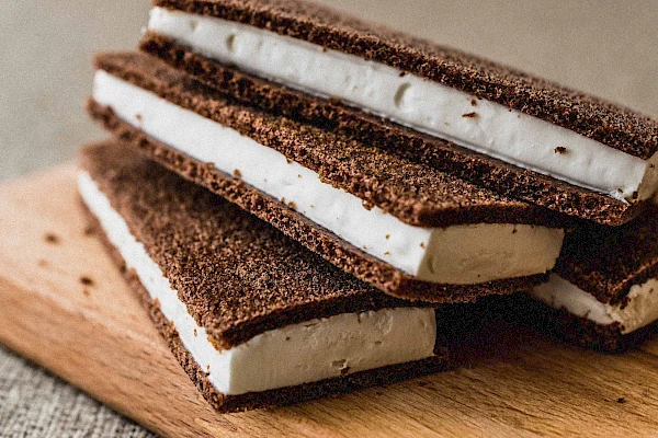 Vegane Milchschnitte