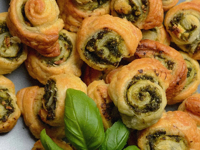 Spinatschnecken