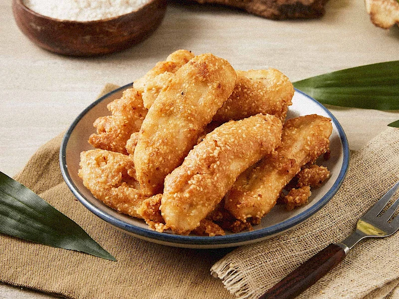 Frittierte Bananen