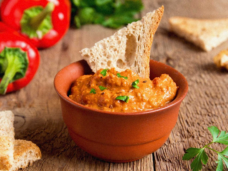 Paprika-Cashew-Aufstrich