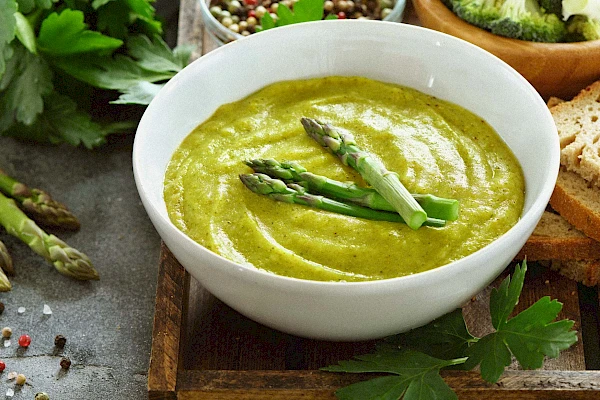 Cremige Spargelsuppe