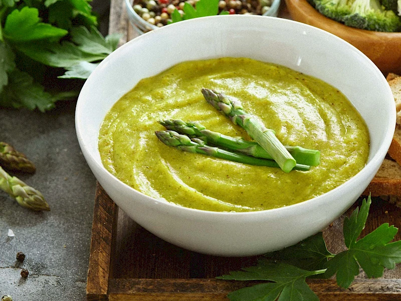 Cremige Spargelsuppe