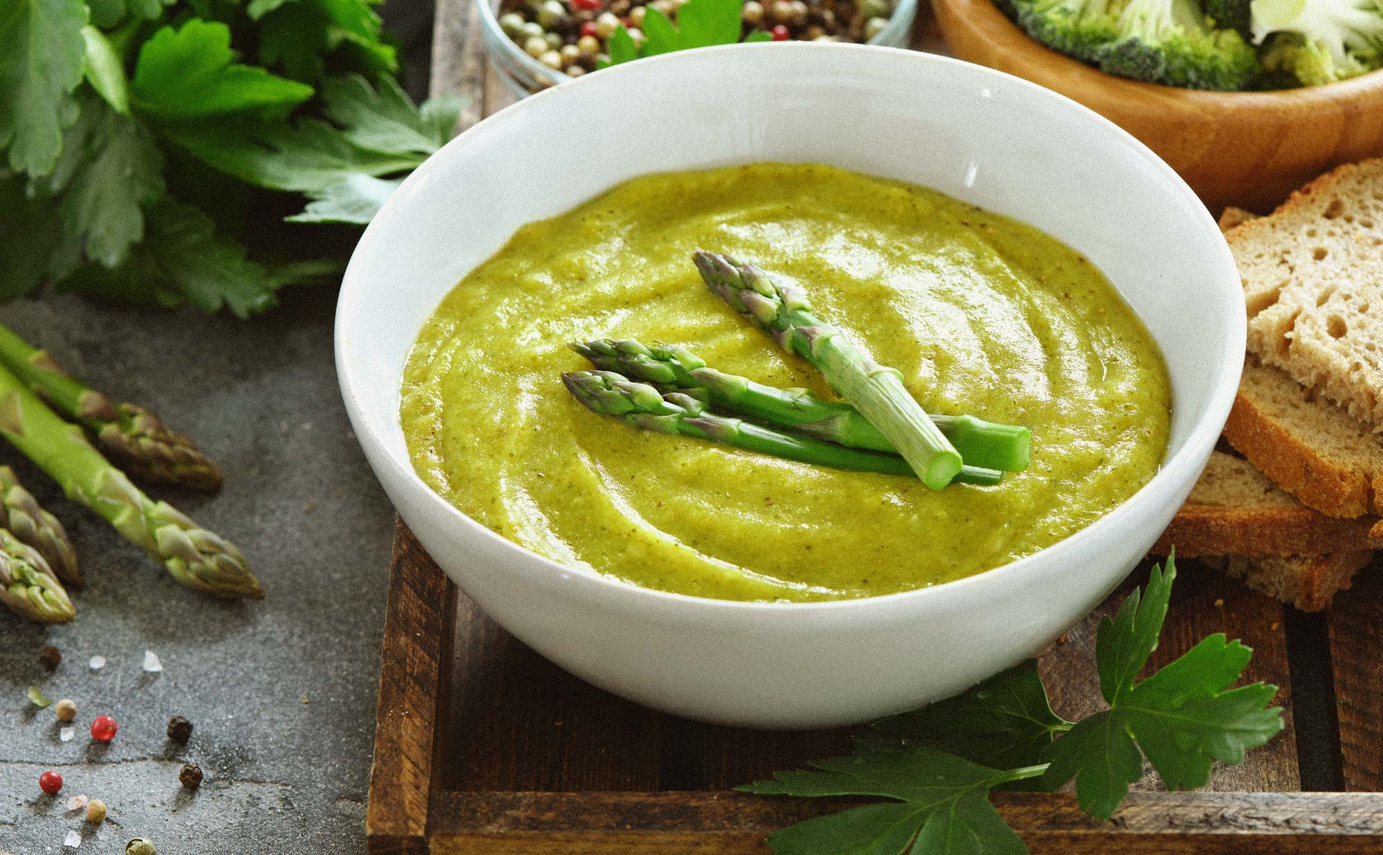 Rezept des Tages: Cremige Spargelsuppe | Abbilung