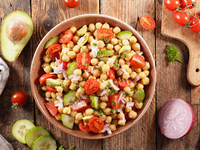 Kichererbsen-Salat