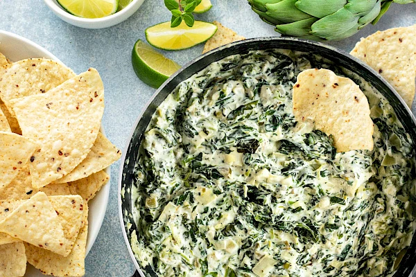 Artischocken-Spinat-Dip