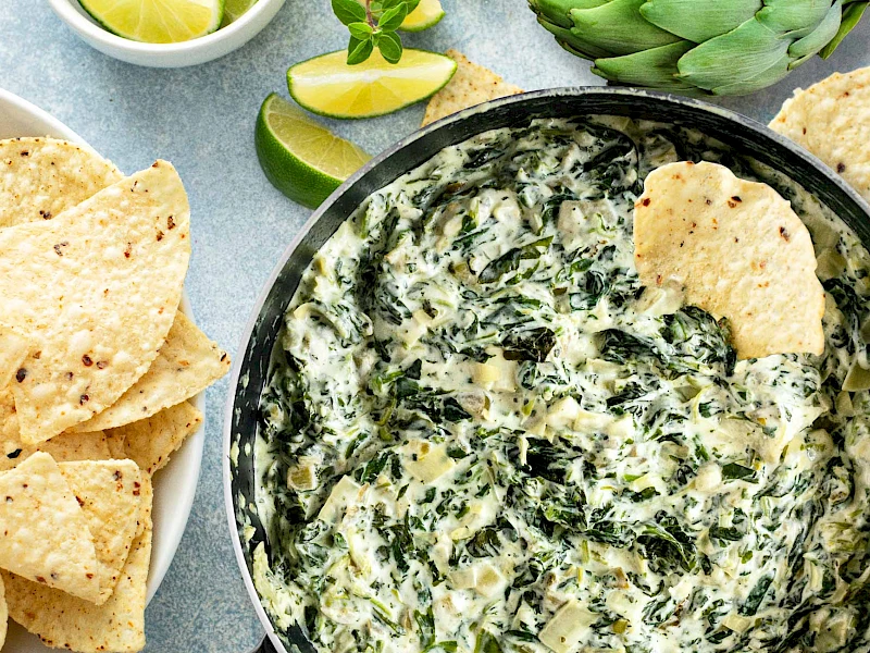 Artischocken-Spinat-Dip
