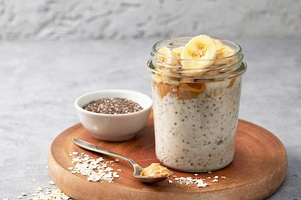 Erdnuss-Chia-Pudding