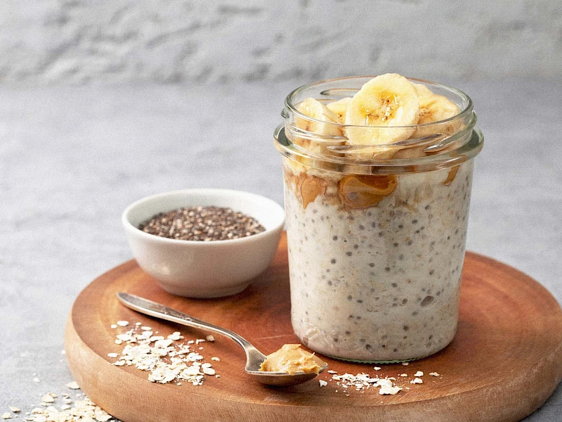 Erdnuss-Chia-Pudding