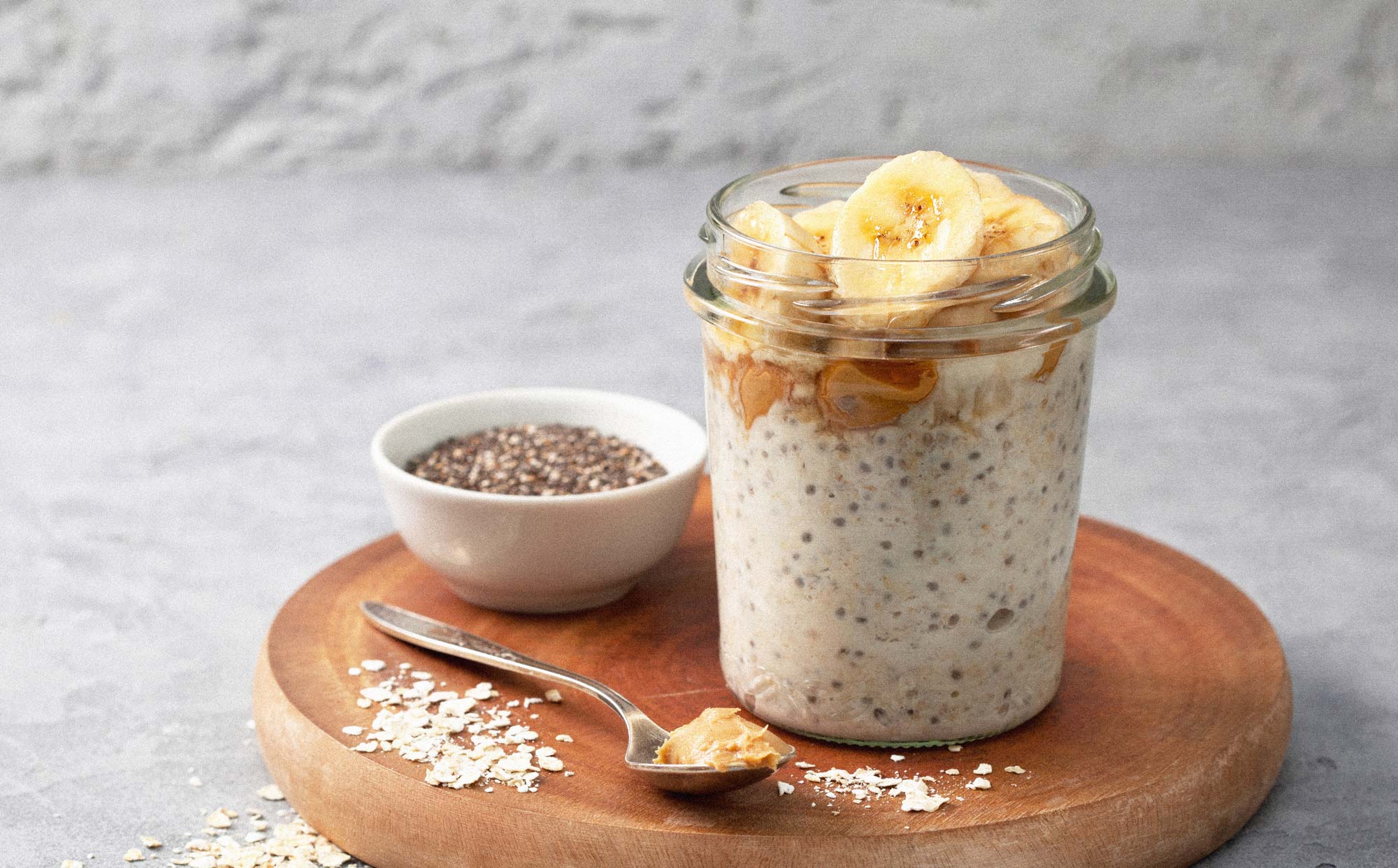 Erdnuss-Chia-Pudding