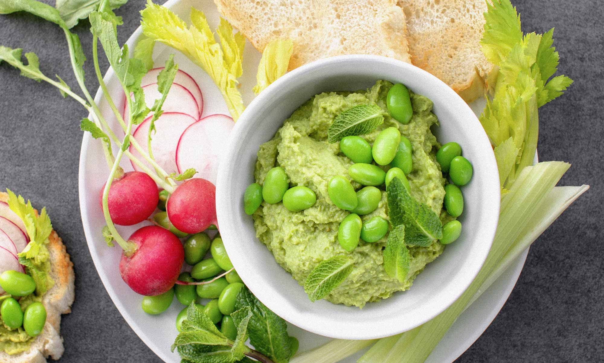 Edamame-Hummus
