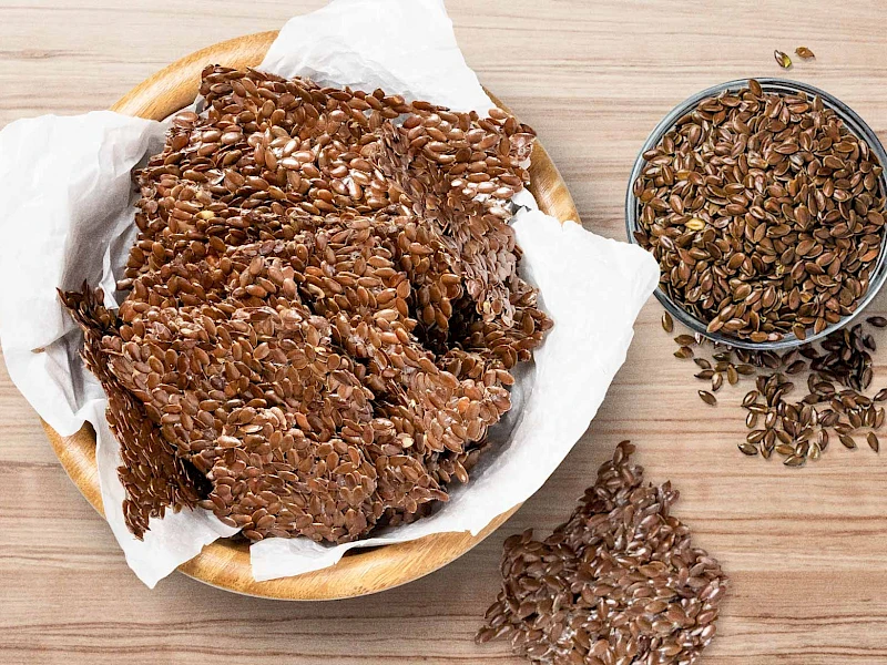 Leinsamen Cracker