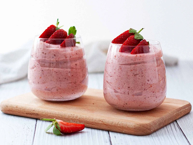 Erdbeer-Mousse