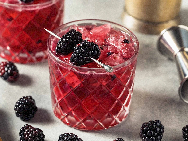 Brombeer-Cocktail