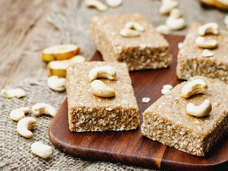 Cashew-Hafer-Riegel