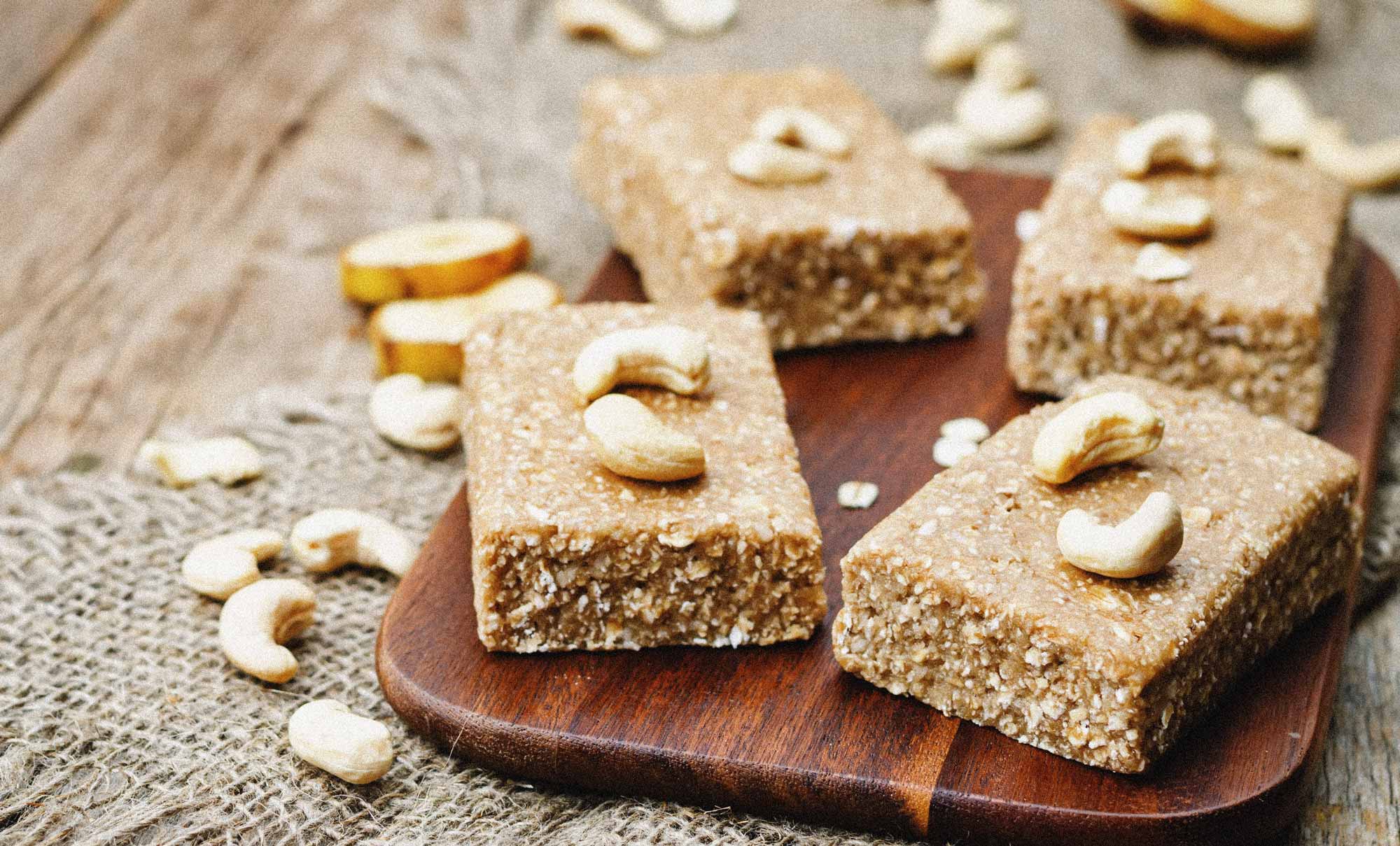 Cashew-Hafer-Riegel