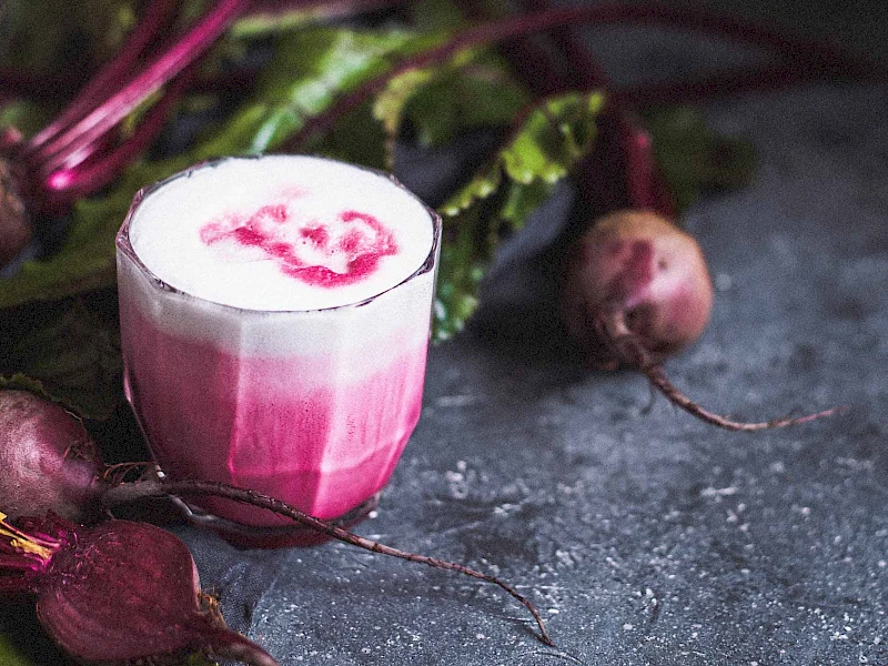Rote Bete Latte