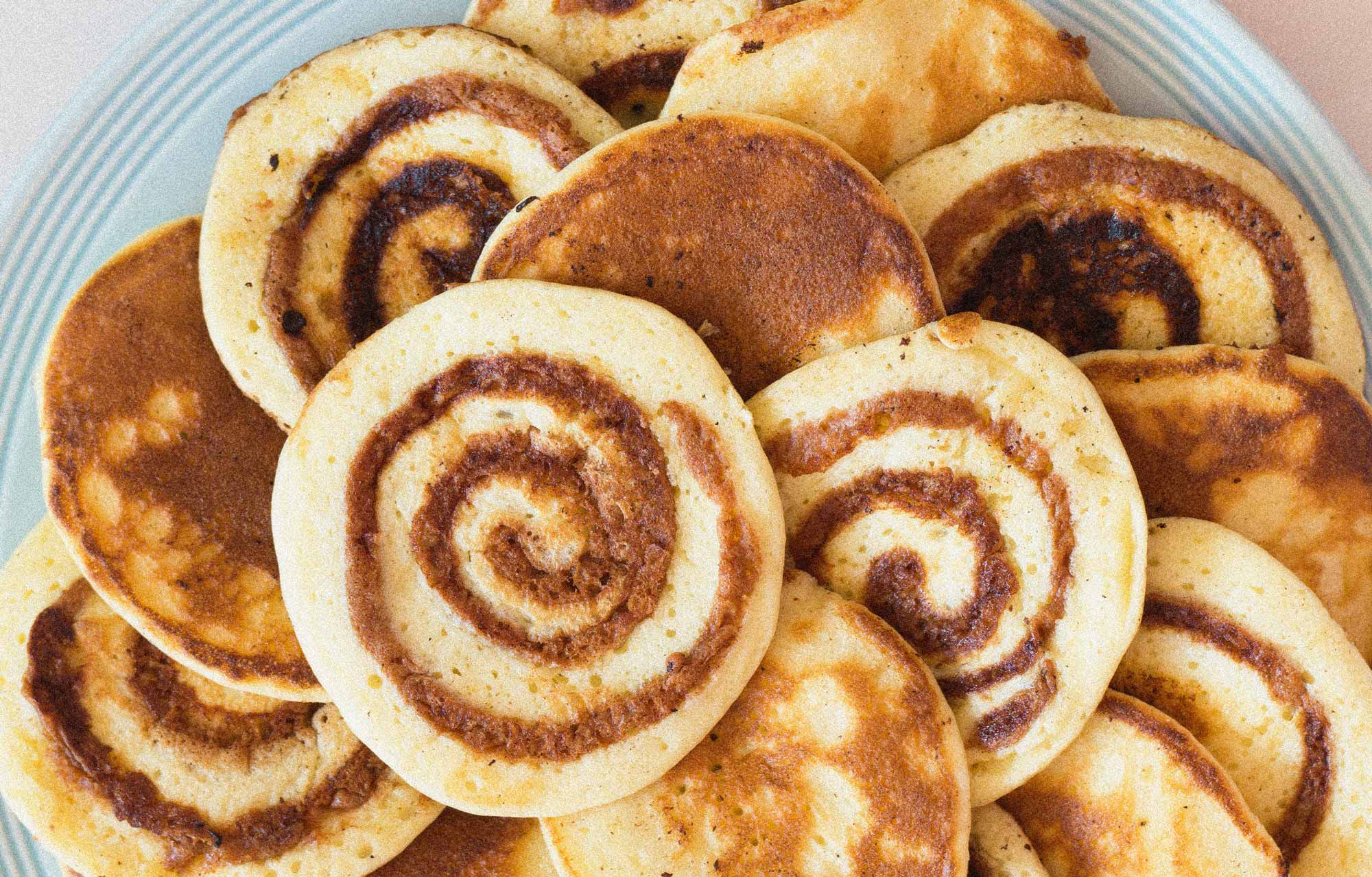 Zimtschnecken-Pancakes