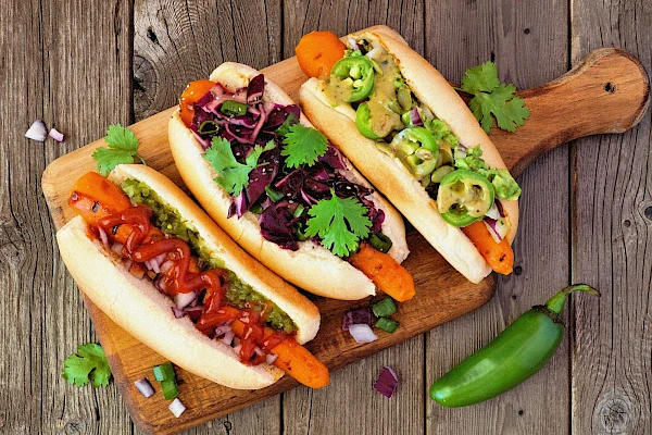 Möhren-Hot-Dogs