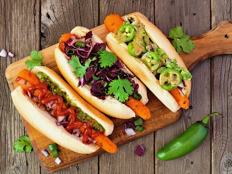 Möhren-Hot-Dogs