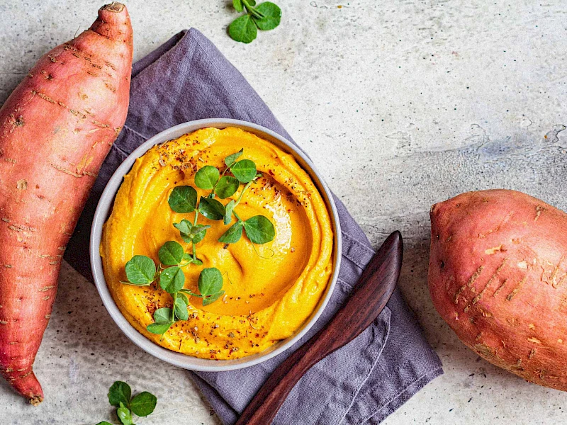 Süßkartoffel-Hummus