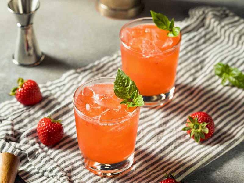 Strawberry-Basil Smash