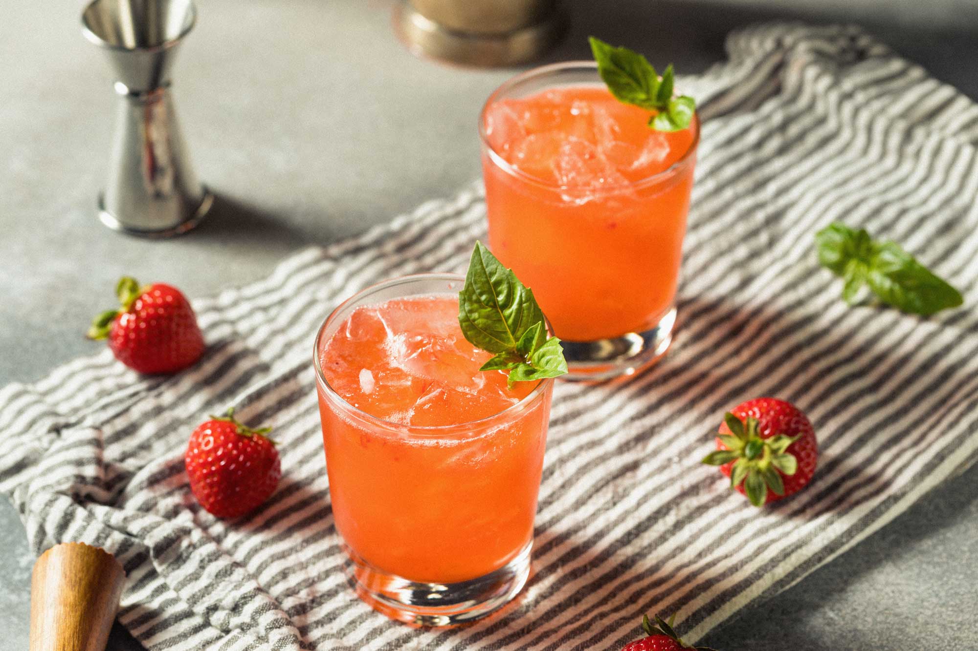 Strawberry-Basil Smash