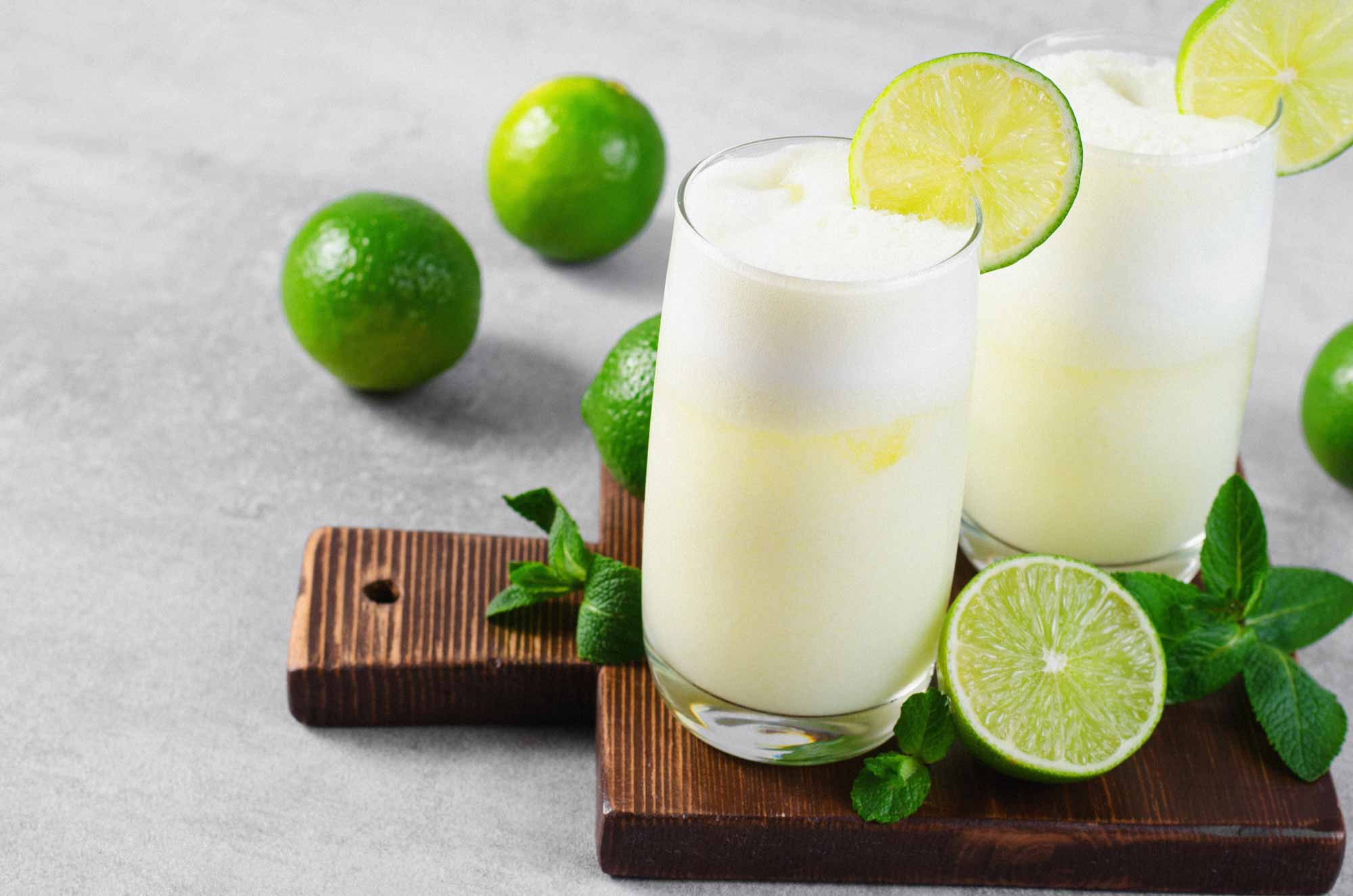 Veganes Limetten Posset