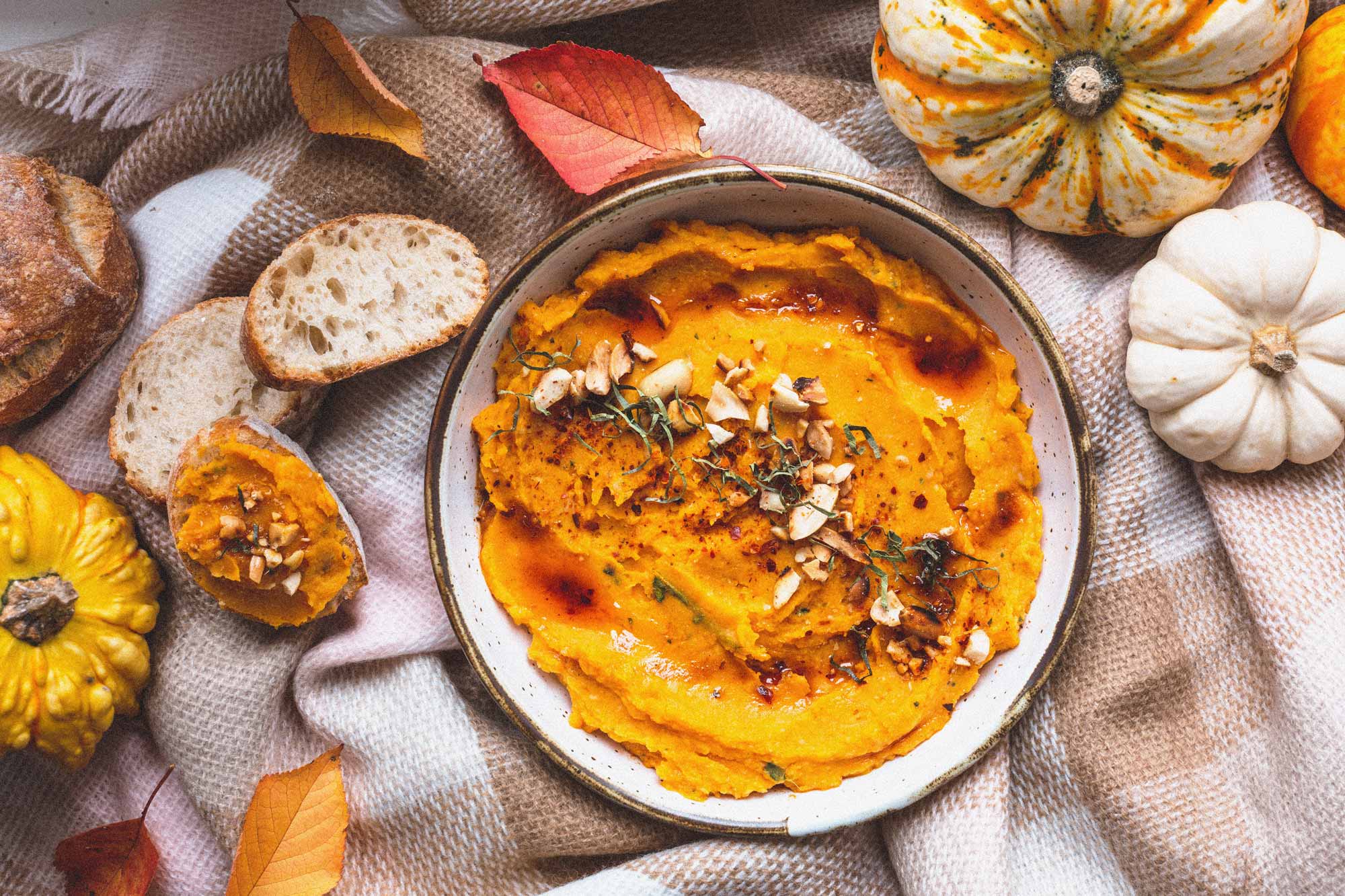 Kürbis-Hummus