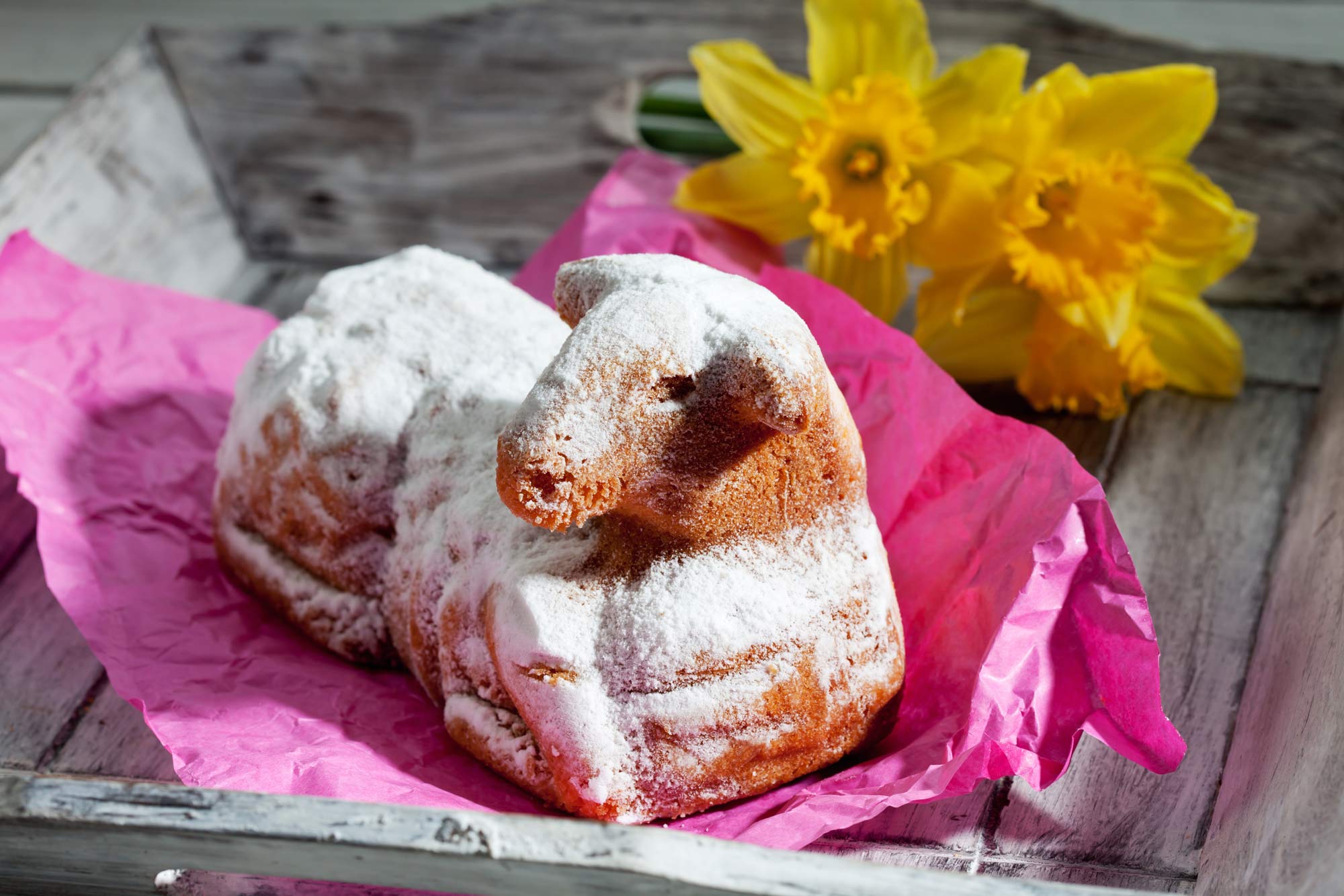 Gebackenes Osterlamm