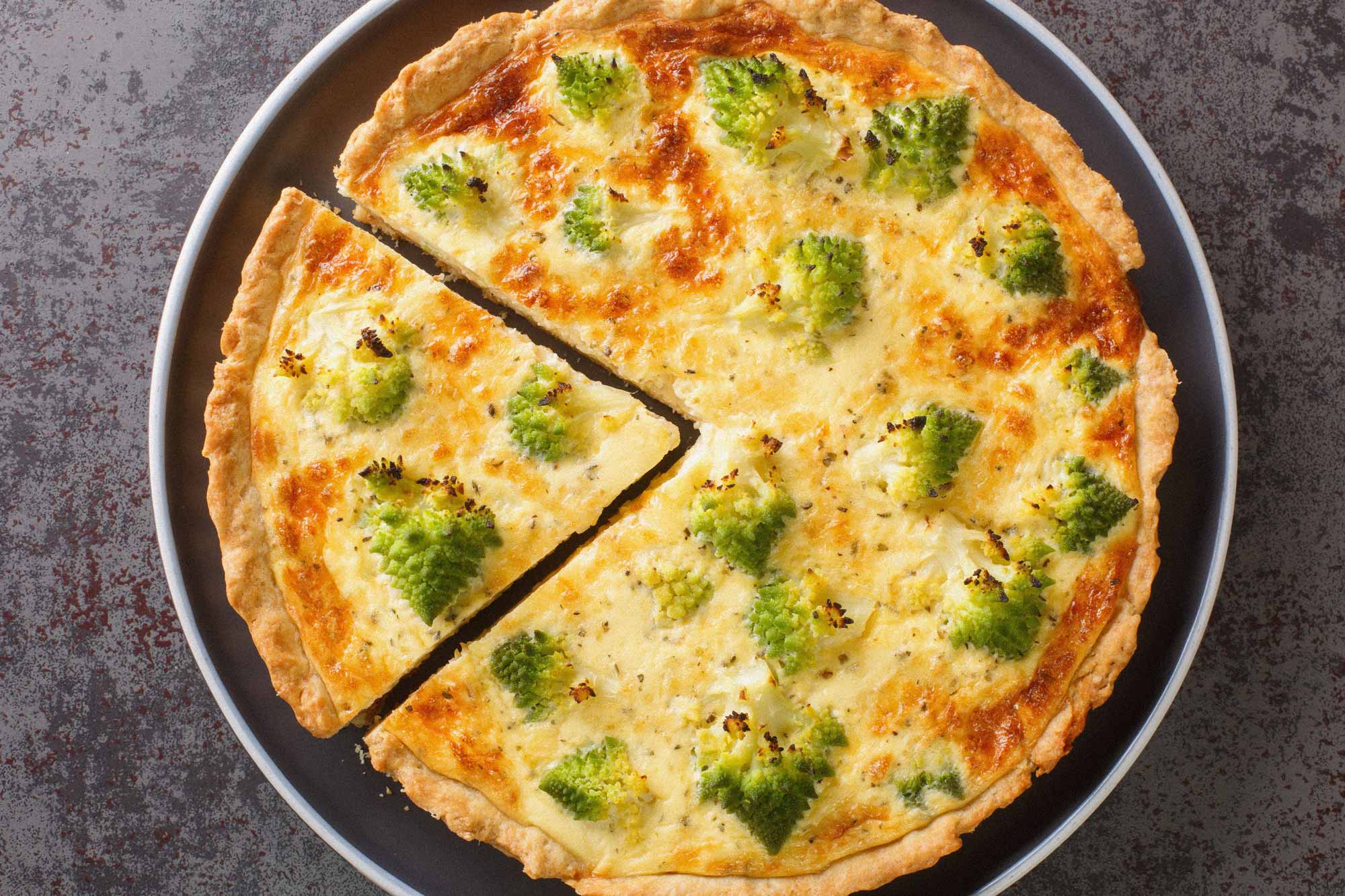 Romanesco-Quiche