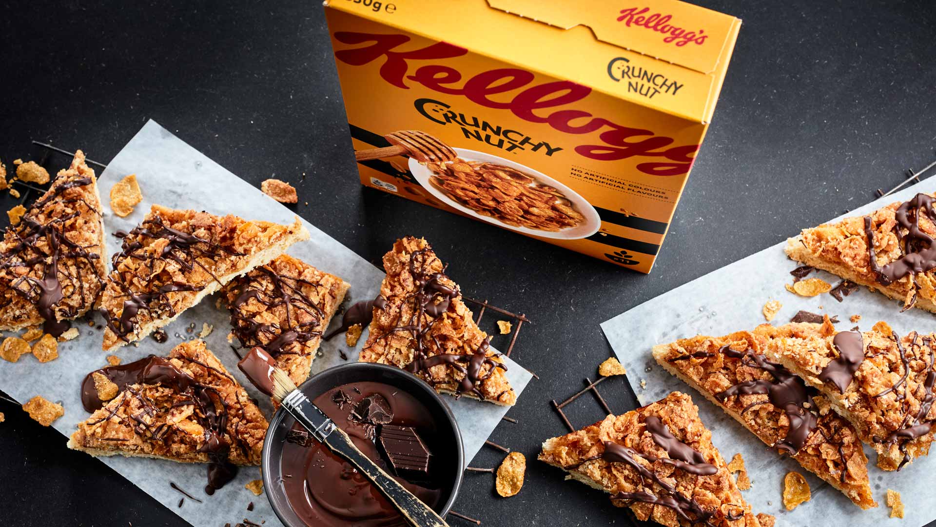 Nussecken mit Crunchy Nut