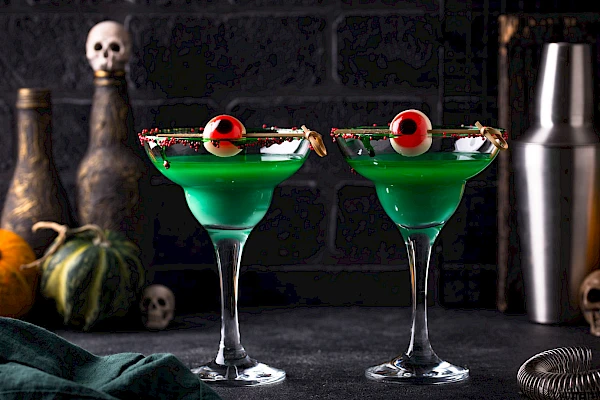 Grüne Halloween Margarita