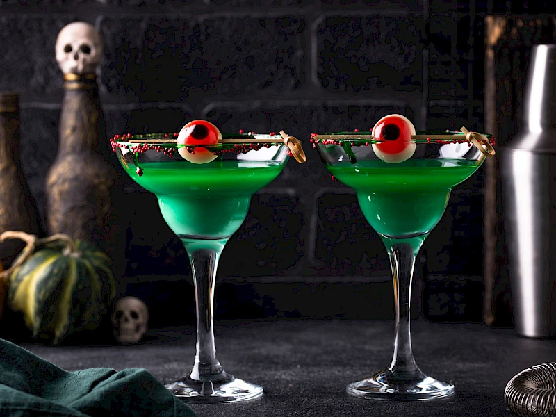 Grüne Halloween Margarita
