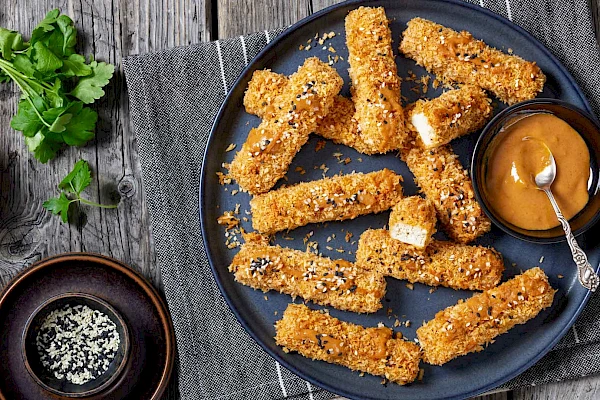 Knusprige Tofu-Sticks