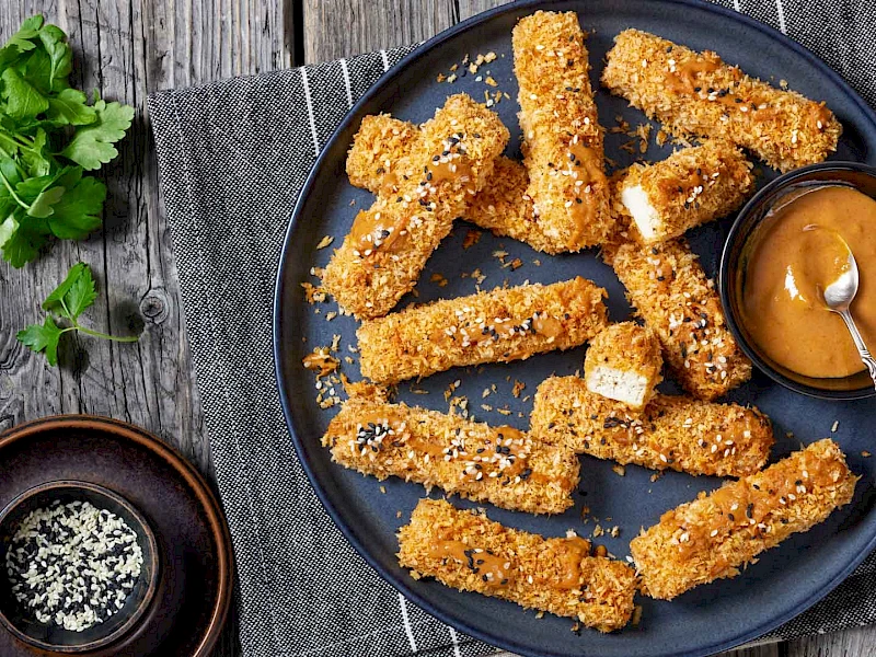 Knusprige Tofu-Sticks