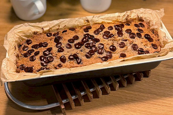 Hafer-Schoko-Protein-Brot