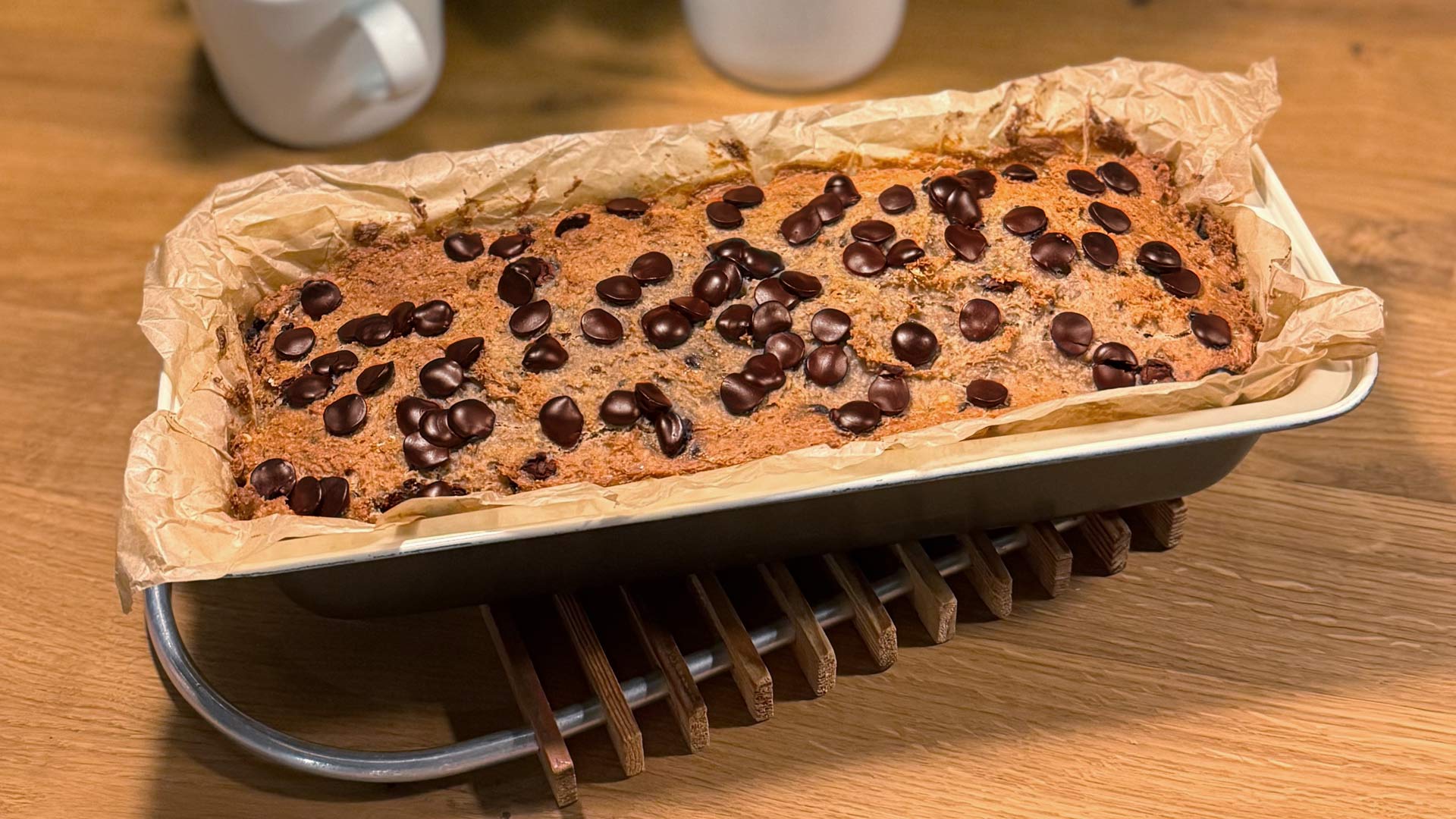 Hafer-Schoko-Protein-Brot