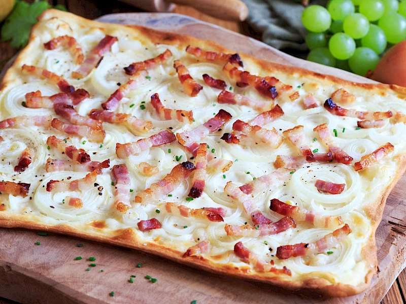 Elsässer Flammkuchen