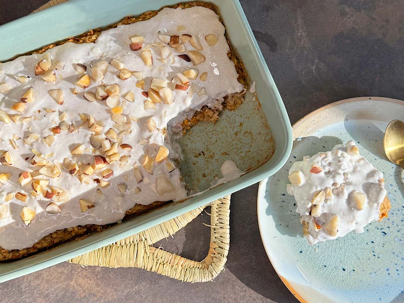 Carrot Cake Baked Oats