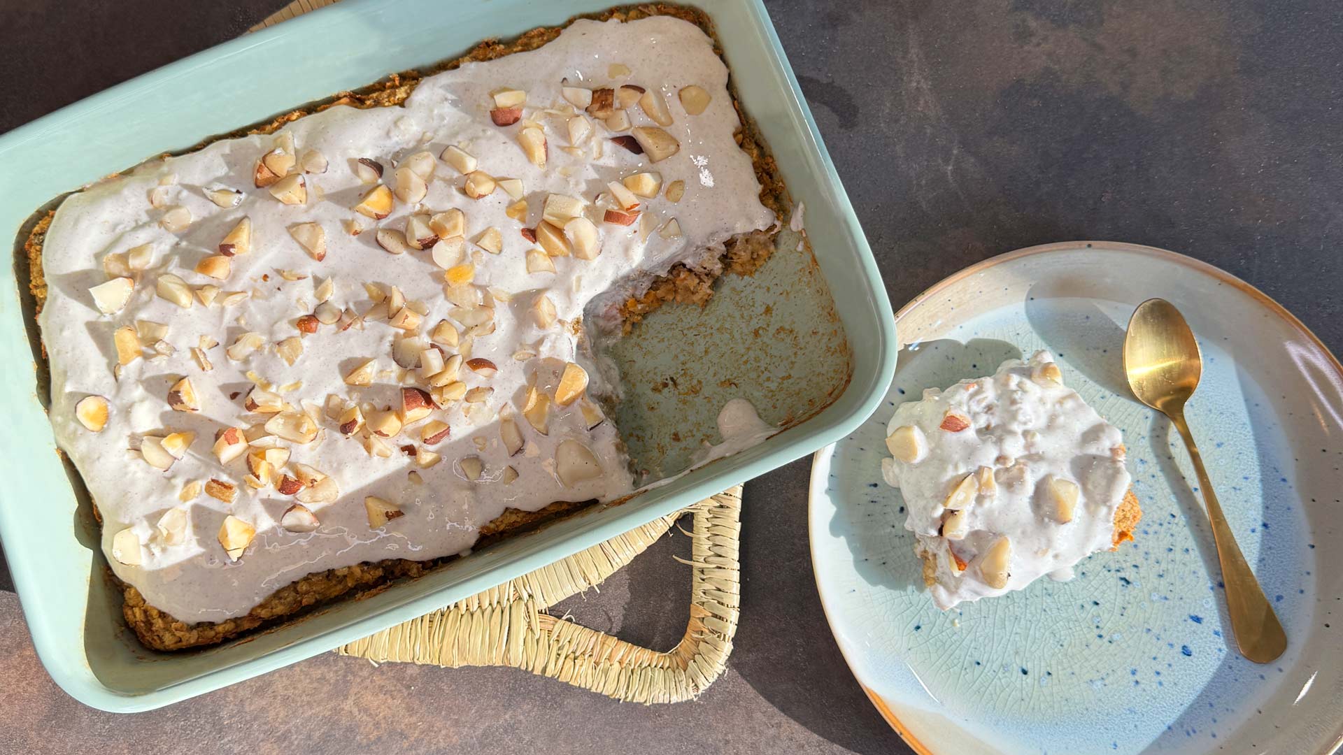 Carrot Cake Baked Oats